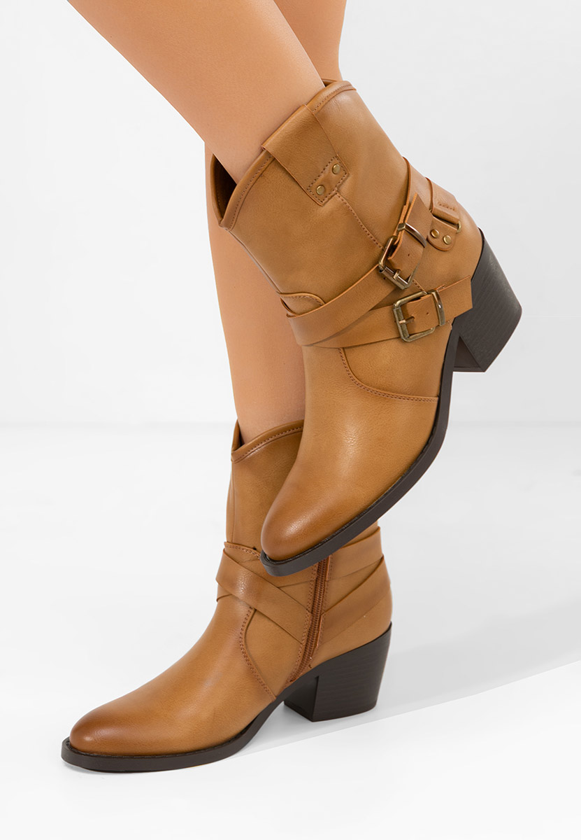 Lestery khaki cowboy csizma