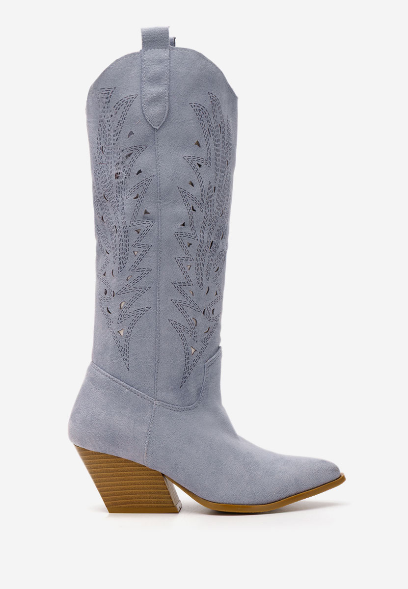 Indaia tengerészkék cowboy csizma női 