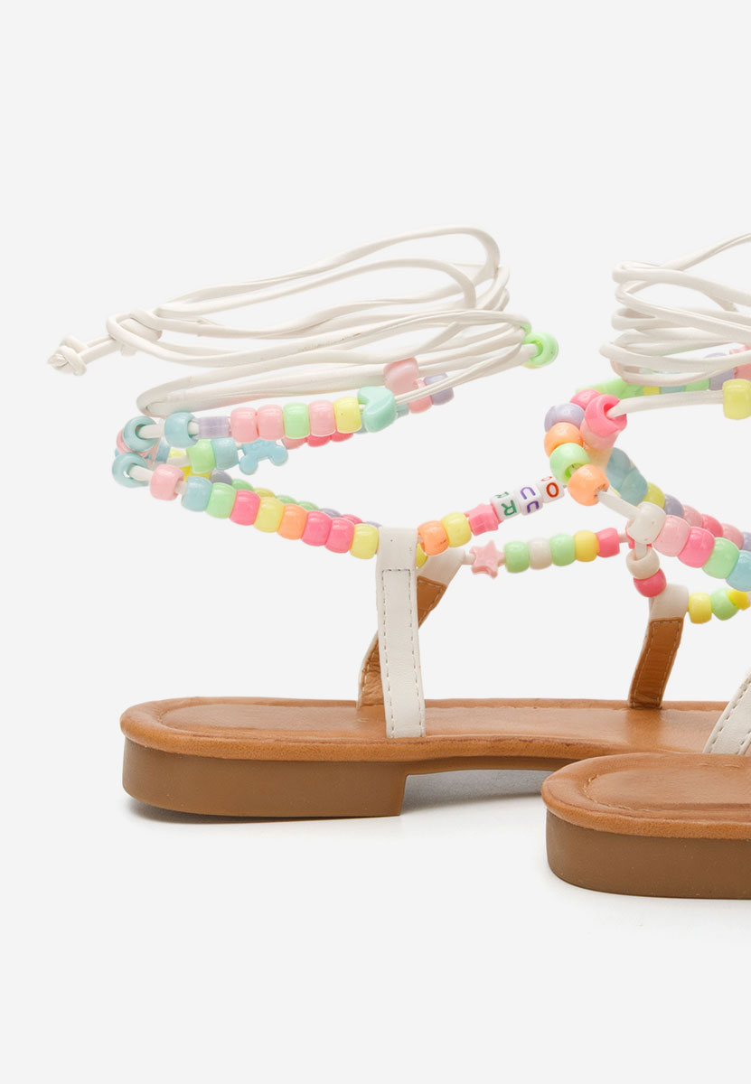 Bertha fehér gladiátor szandál