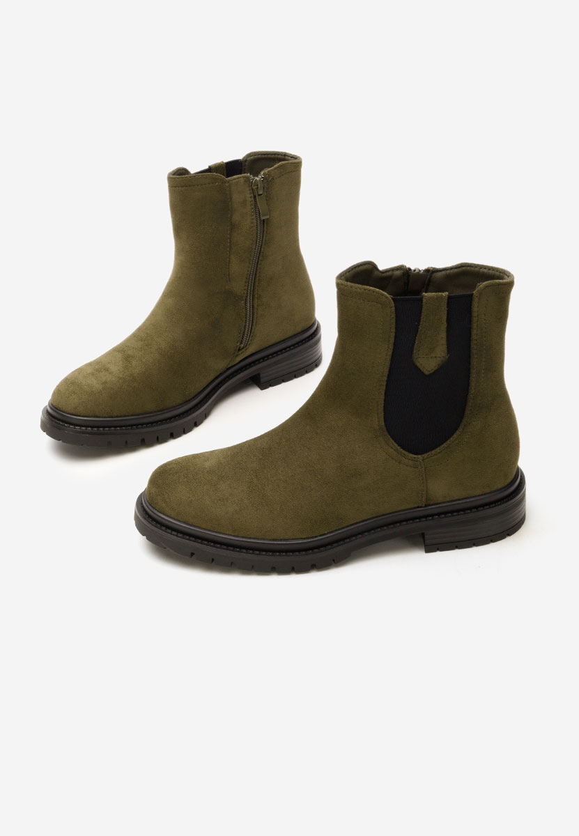 Nevea zöld női bokacsizma