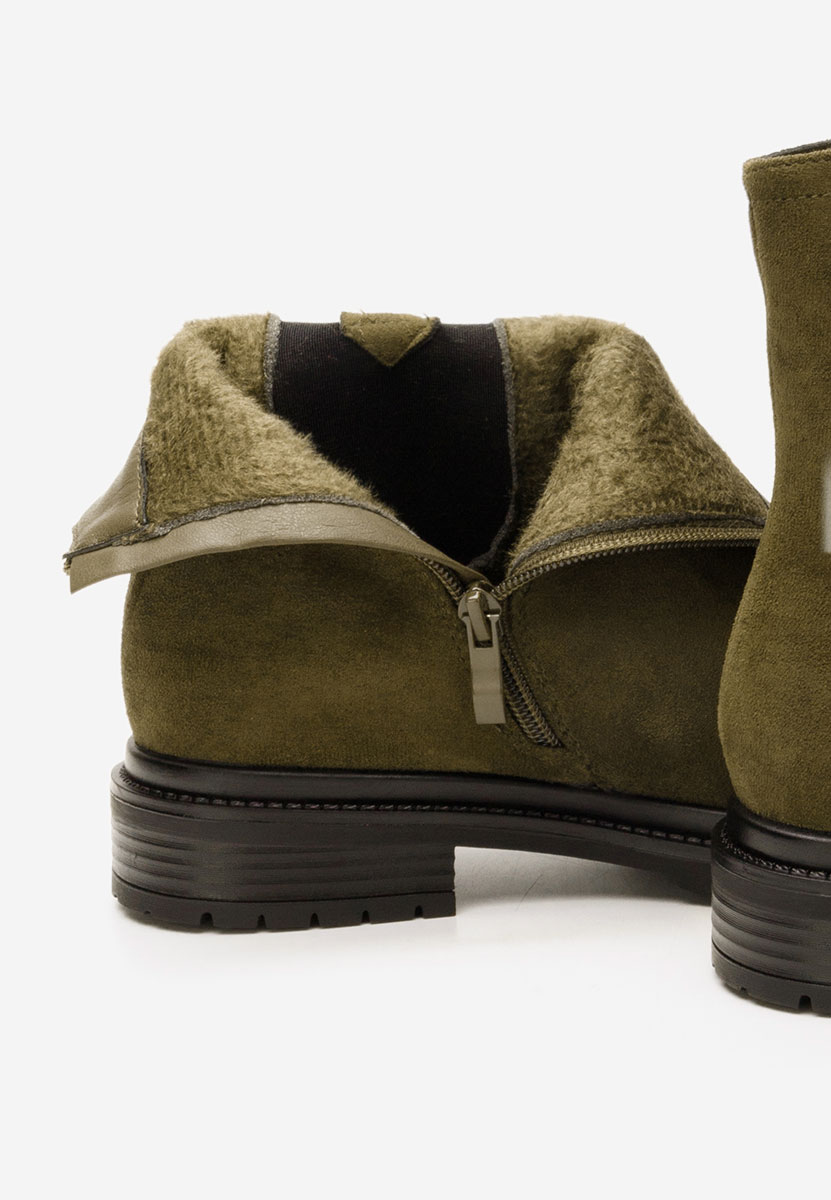 Nevea zöld női bokacsizma