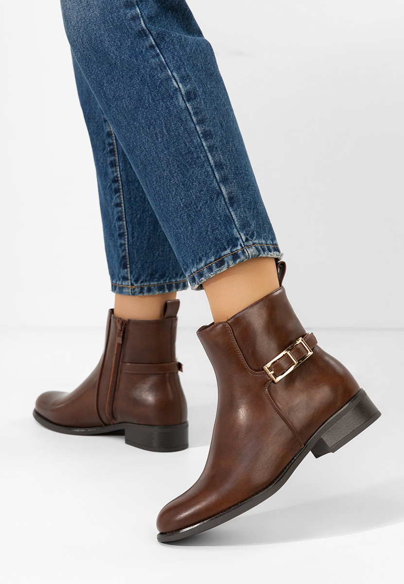 Acadia barna női bokacsizma