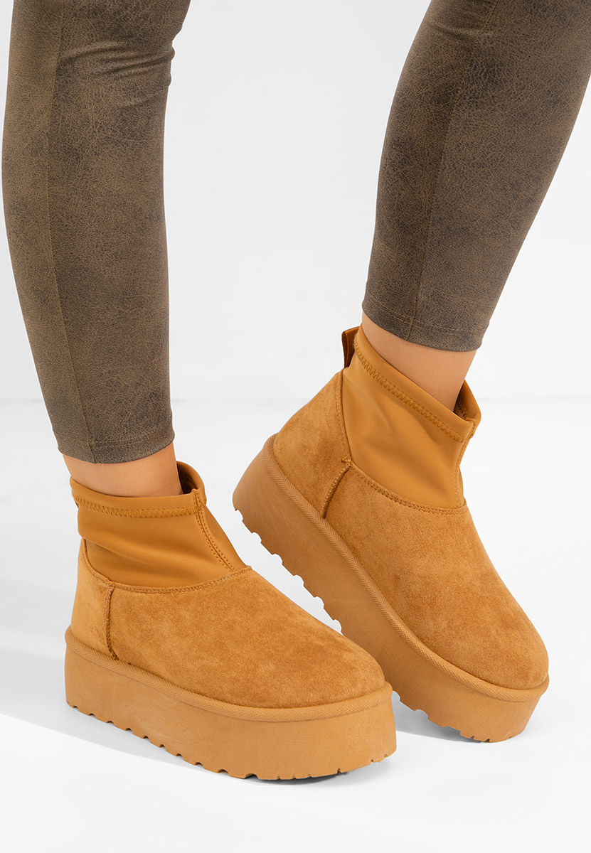 Aydena camel telitalpú csizma