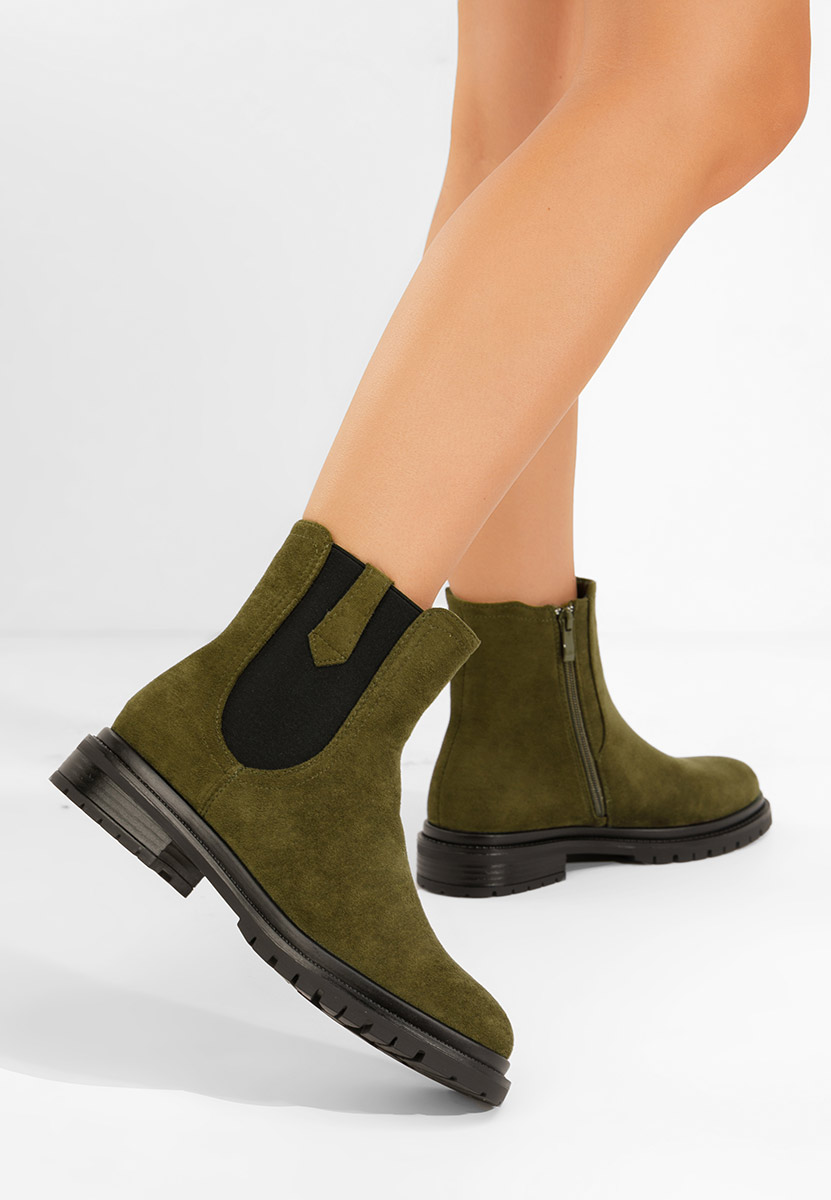 Nevea zöld női bokacsizma