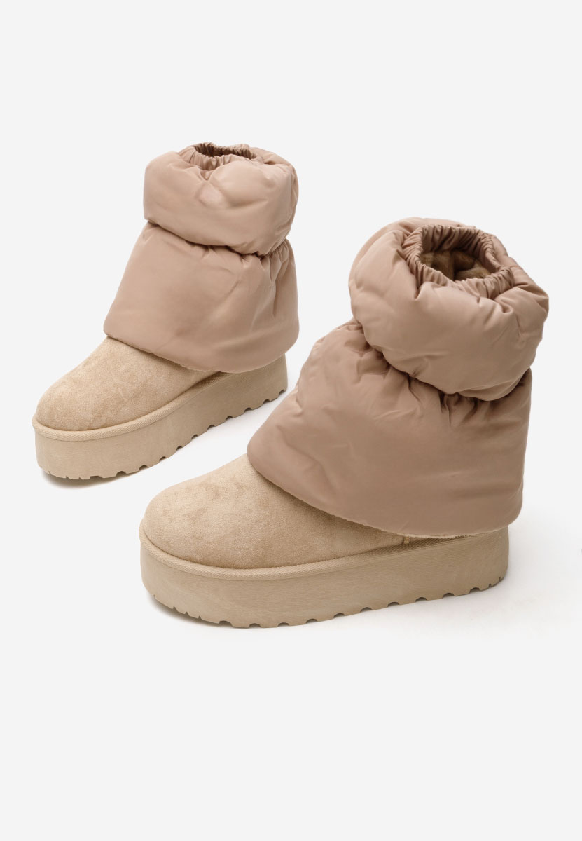 Aydena khaki telitalpú csizma