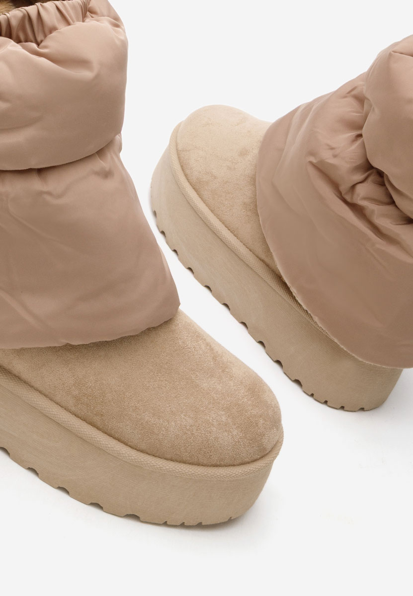 Aydena khaki telitalpú csizma