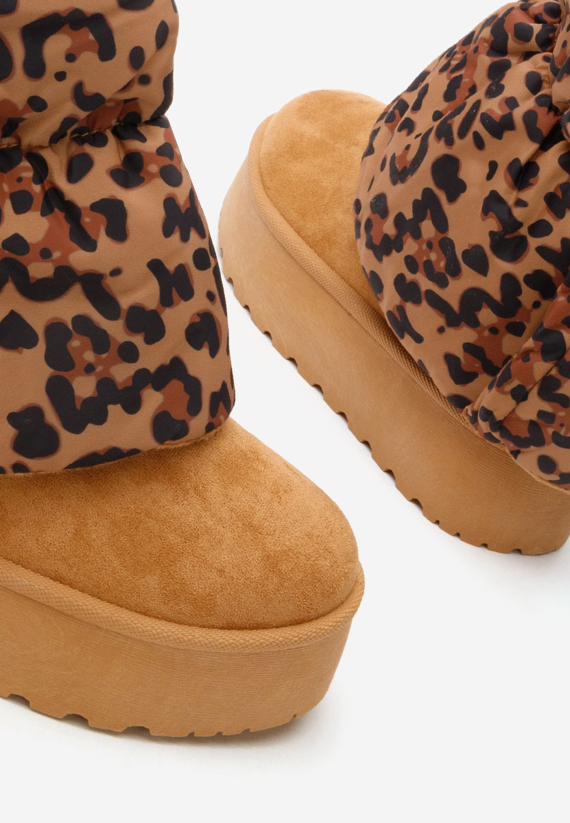 Aydena camel telitalpú csizma