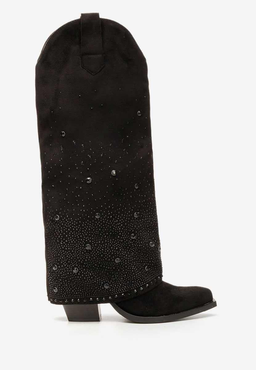 Millie fekete magassarkú csizma