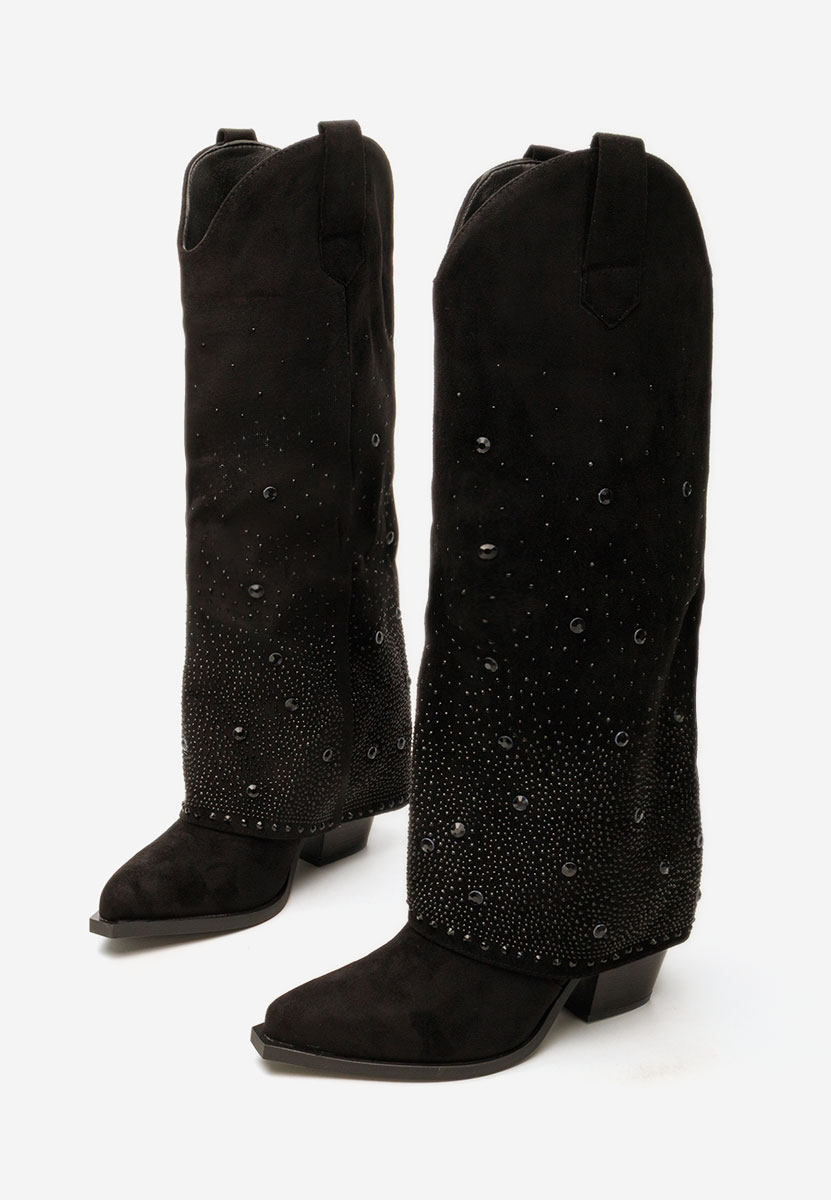 Millie fekete magassarkú csizma