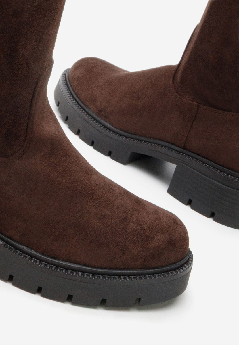 Nicoua barna női csizma