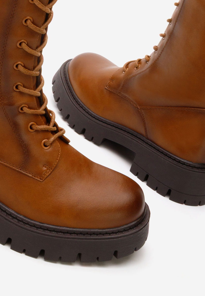 Hetie camel hosszú szárú bakancs 