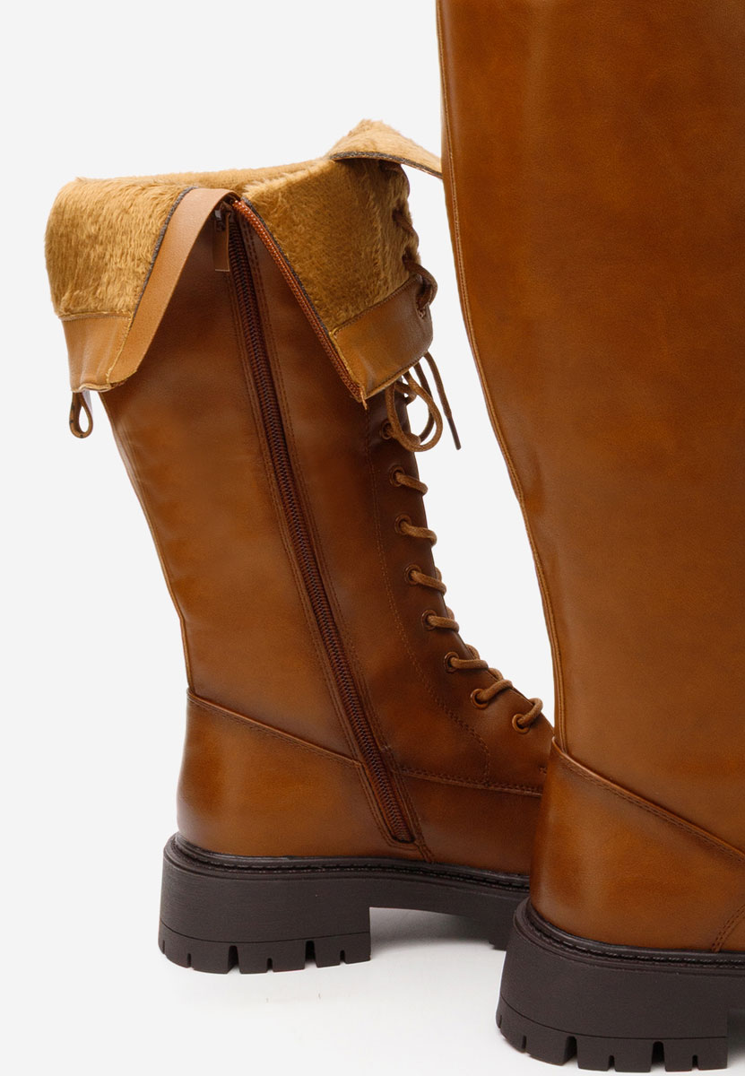 Hetie camel hosszú szárú bakancs 