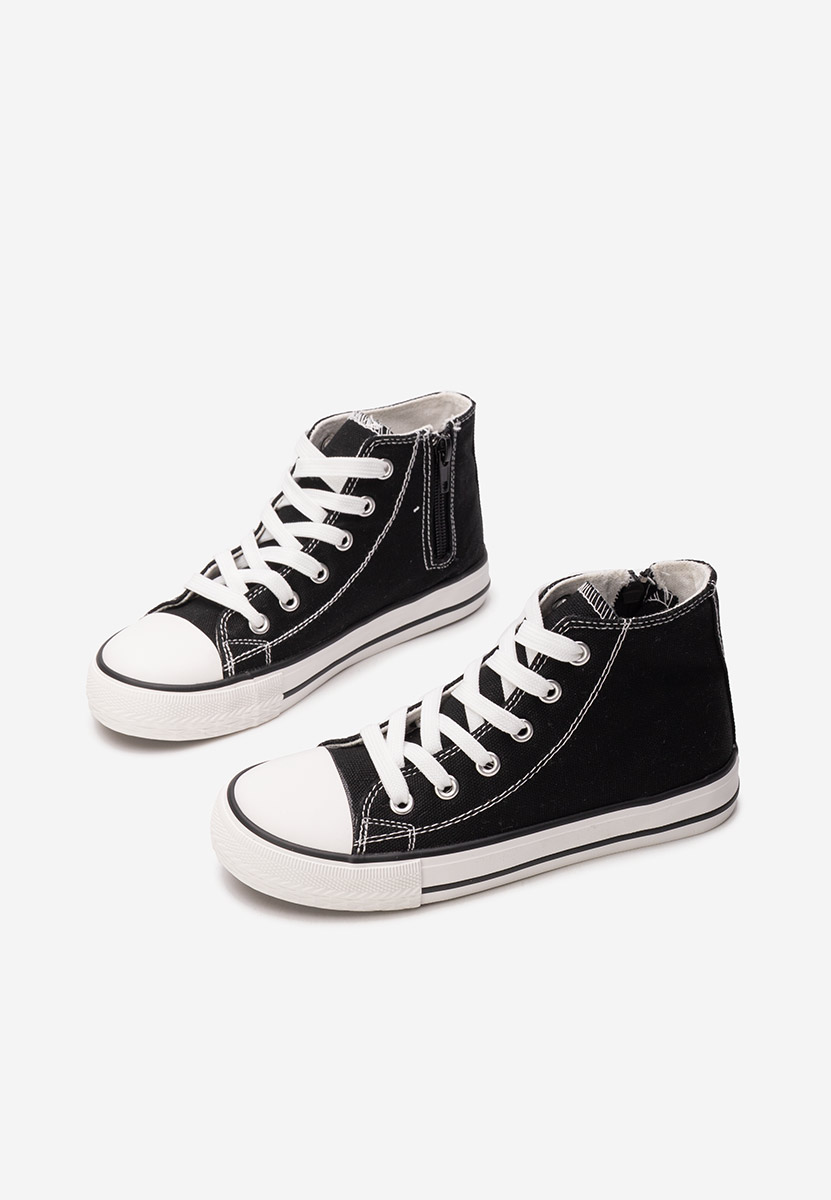 Denzel v2 fekete gyerek tornacipő