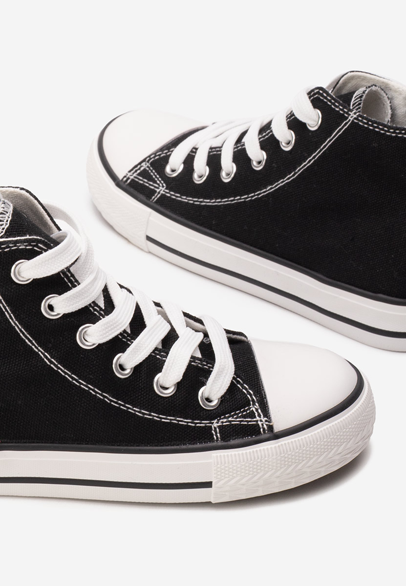 Denzel v2 fekete gyerek tornacipő