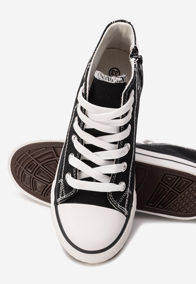 Denzel v2 fekete gyerek tornacipő