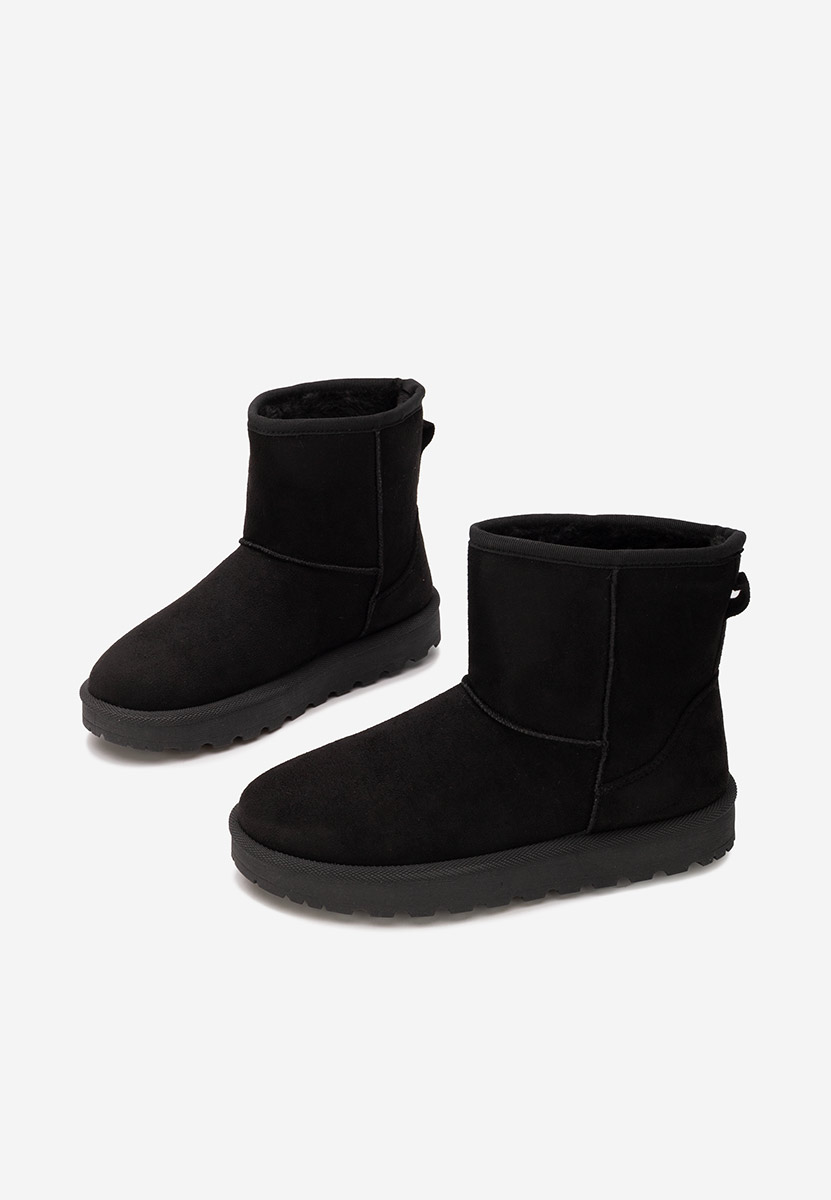 Patty fekete női téli bokacipő