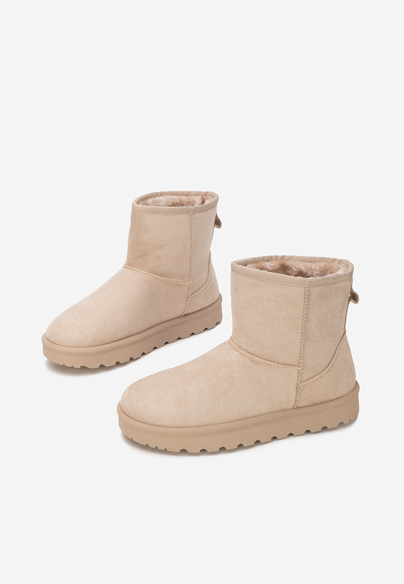 Patty bézs női téli bokacipő