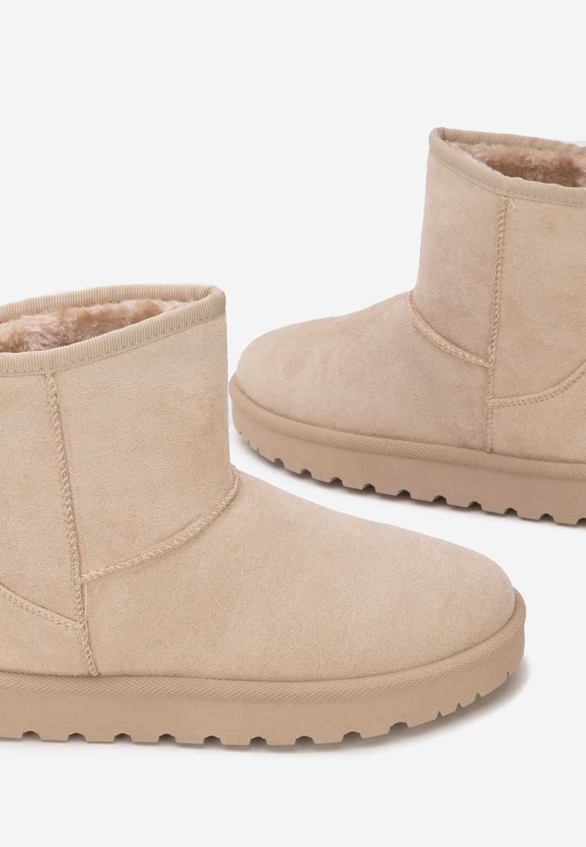 Patty bézs női téli bokacipő