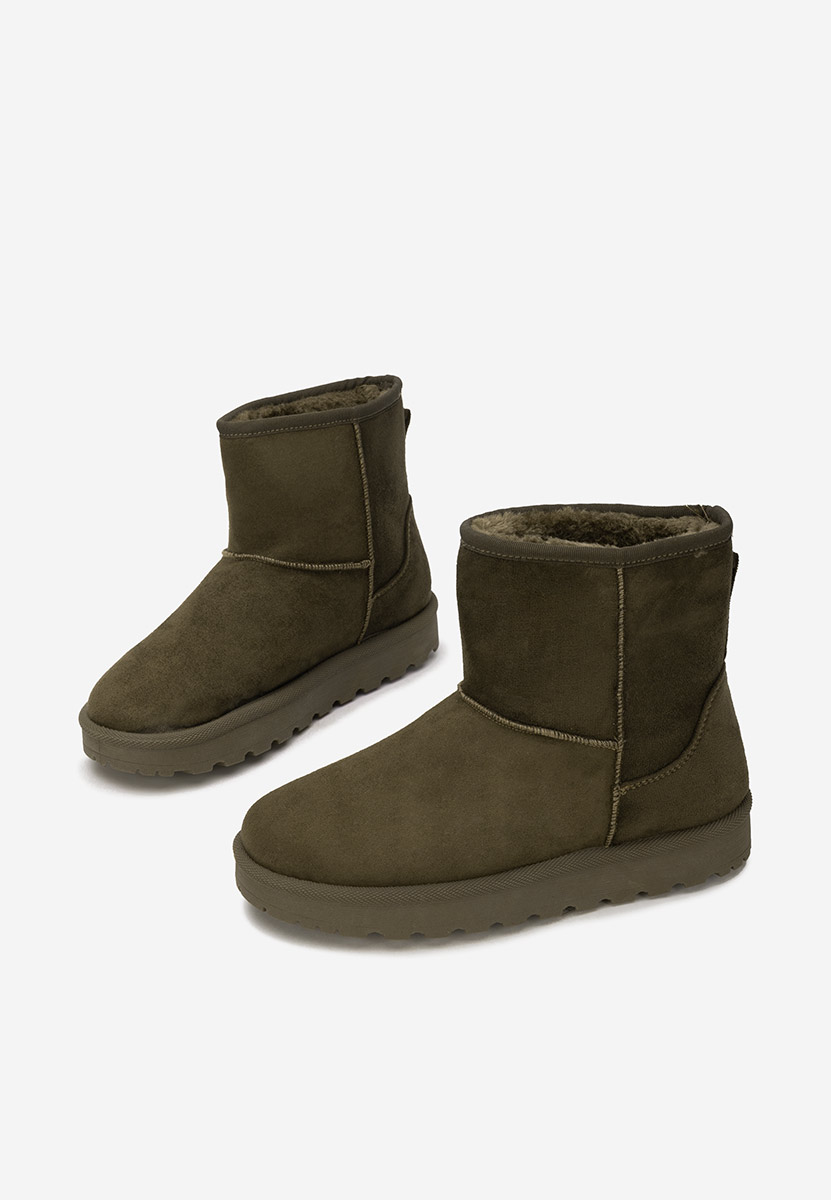 Patty zöld női téli bokacipő