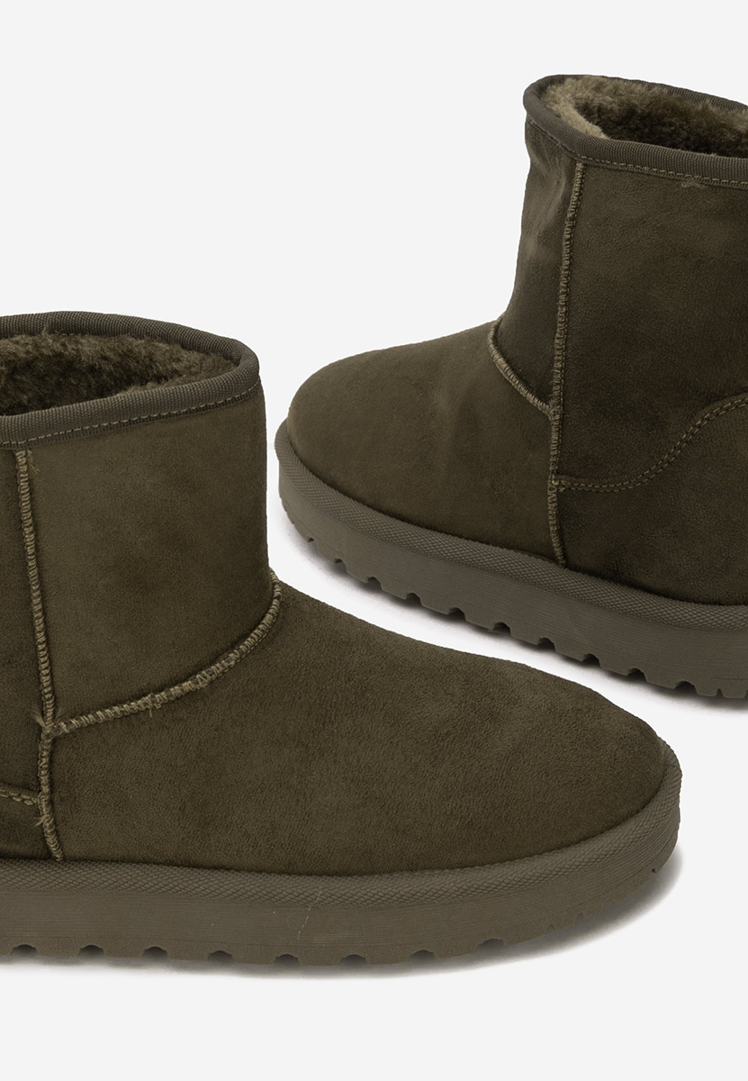 Patty zöld női téli bokacipő