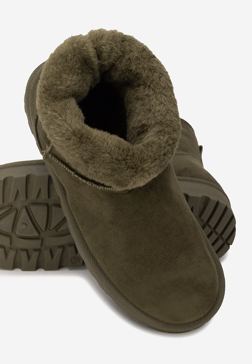 Patty zöld női téli bokacipő