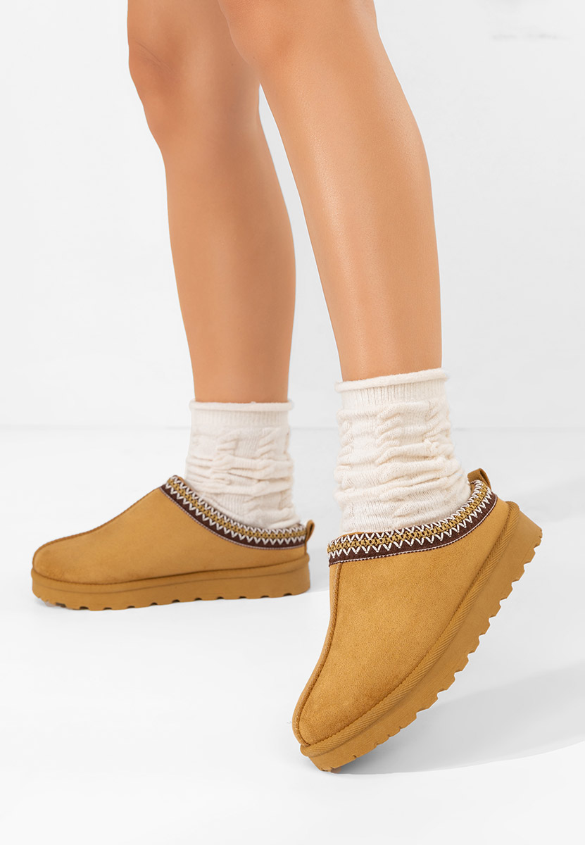 Airene camel női papucs