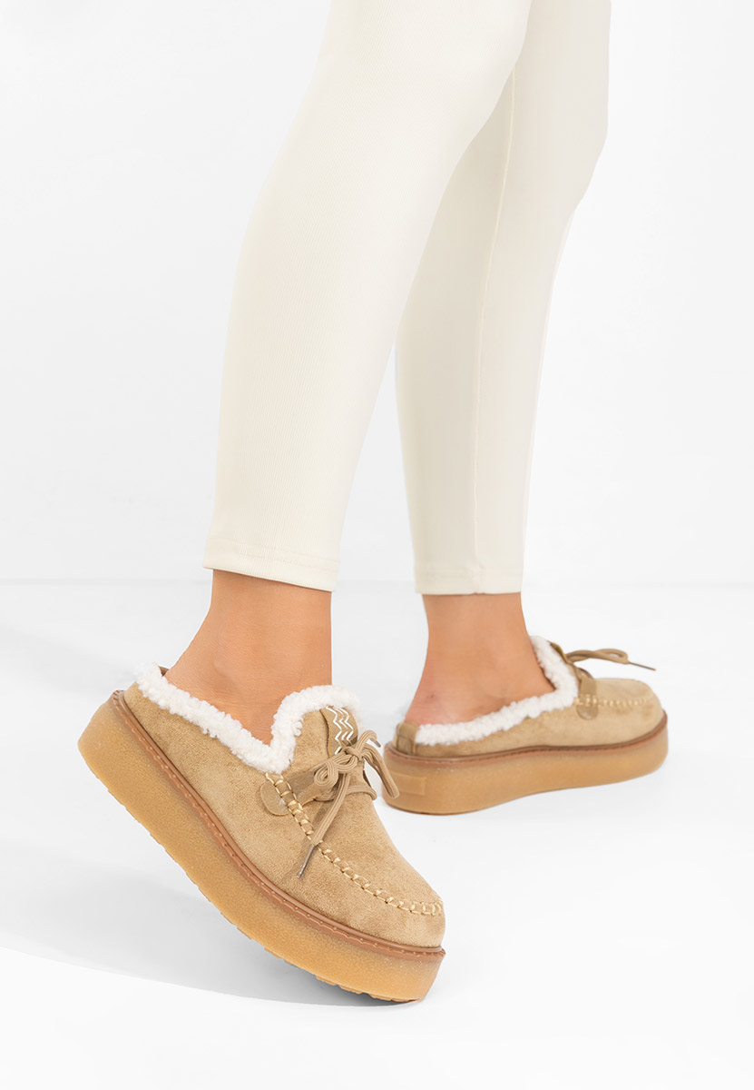 Seloria khaki női papucs