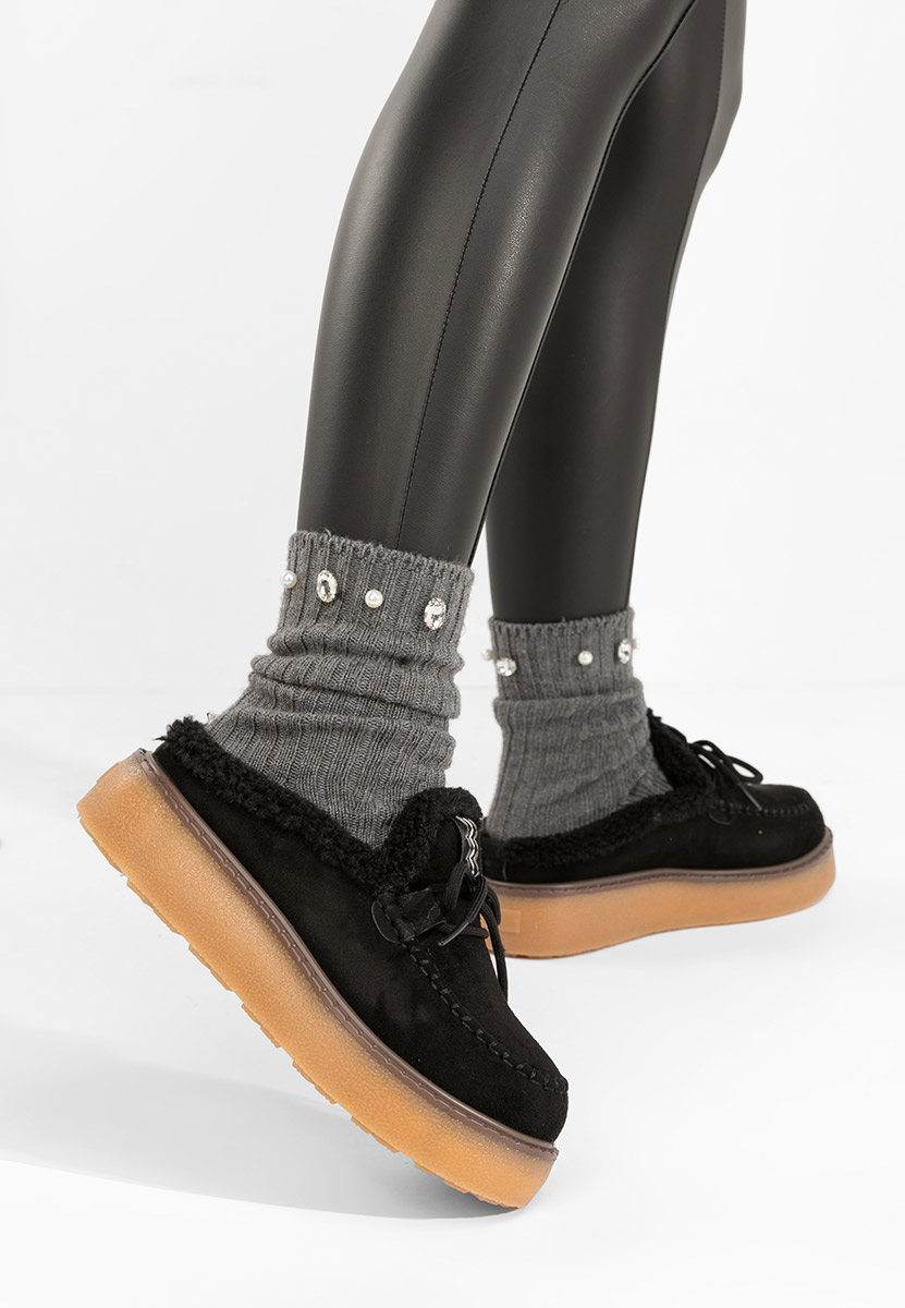 Seloria fekete női papucs