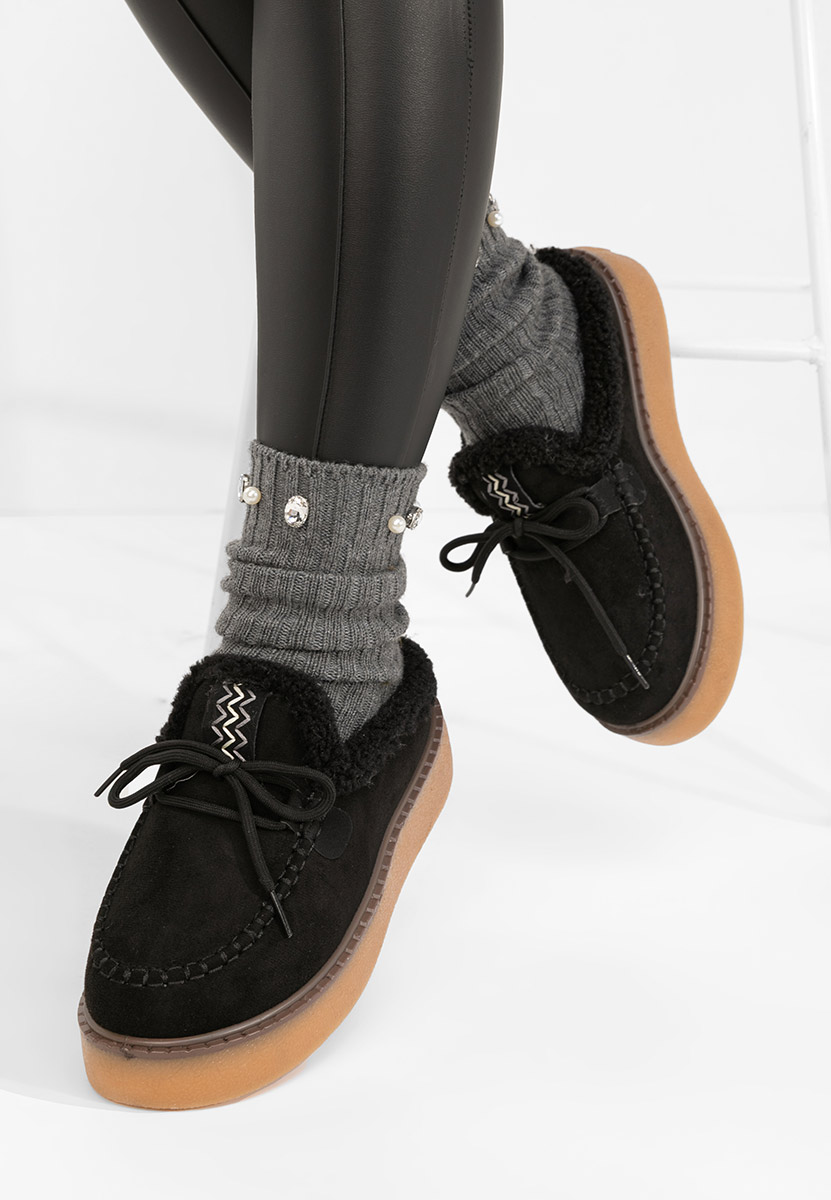 Seloria fekete női papucs