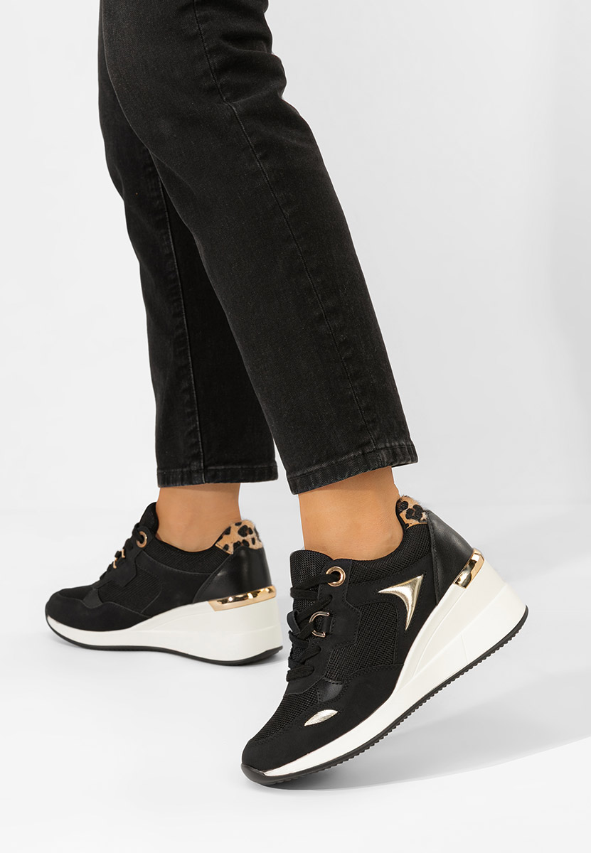 Karlie fekete női tornacipő