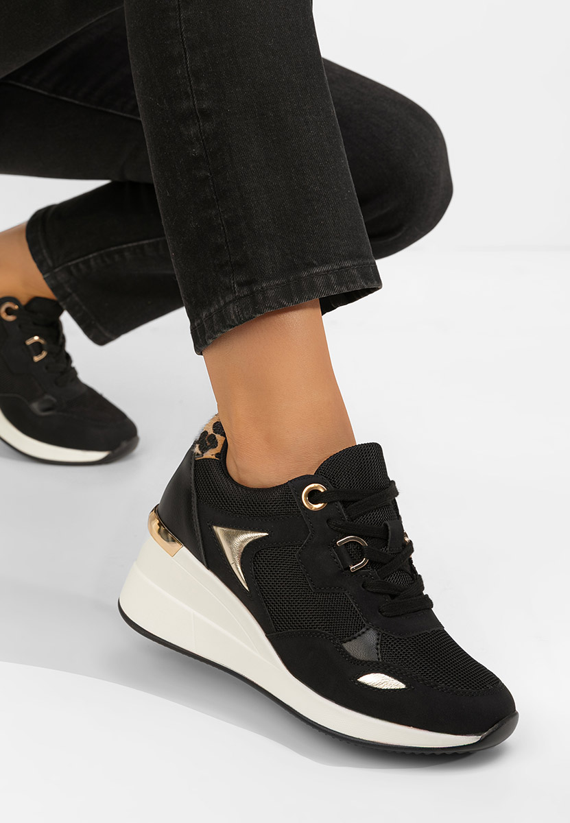 Karlie fekete női tornacipő