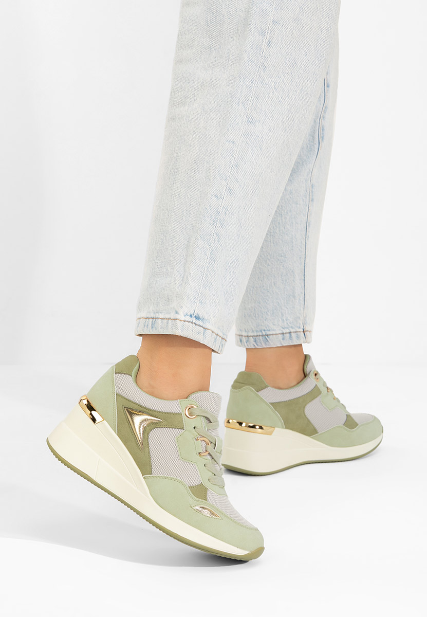 Karlie zöld női tornacipő