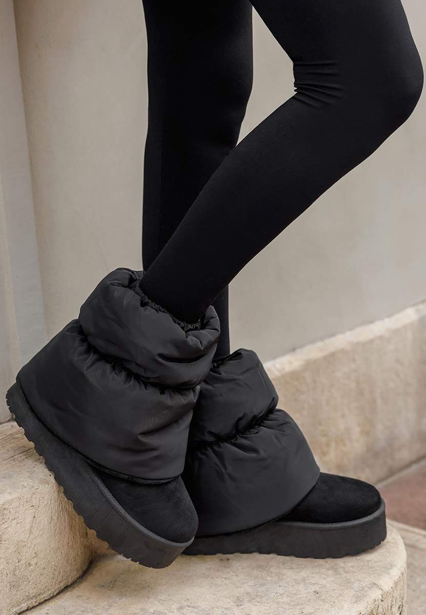 Aydena fekete telitalpú csizma