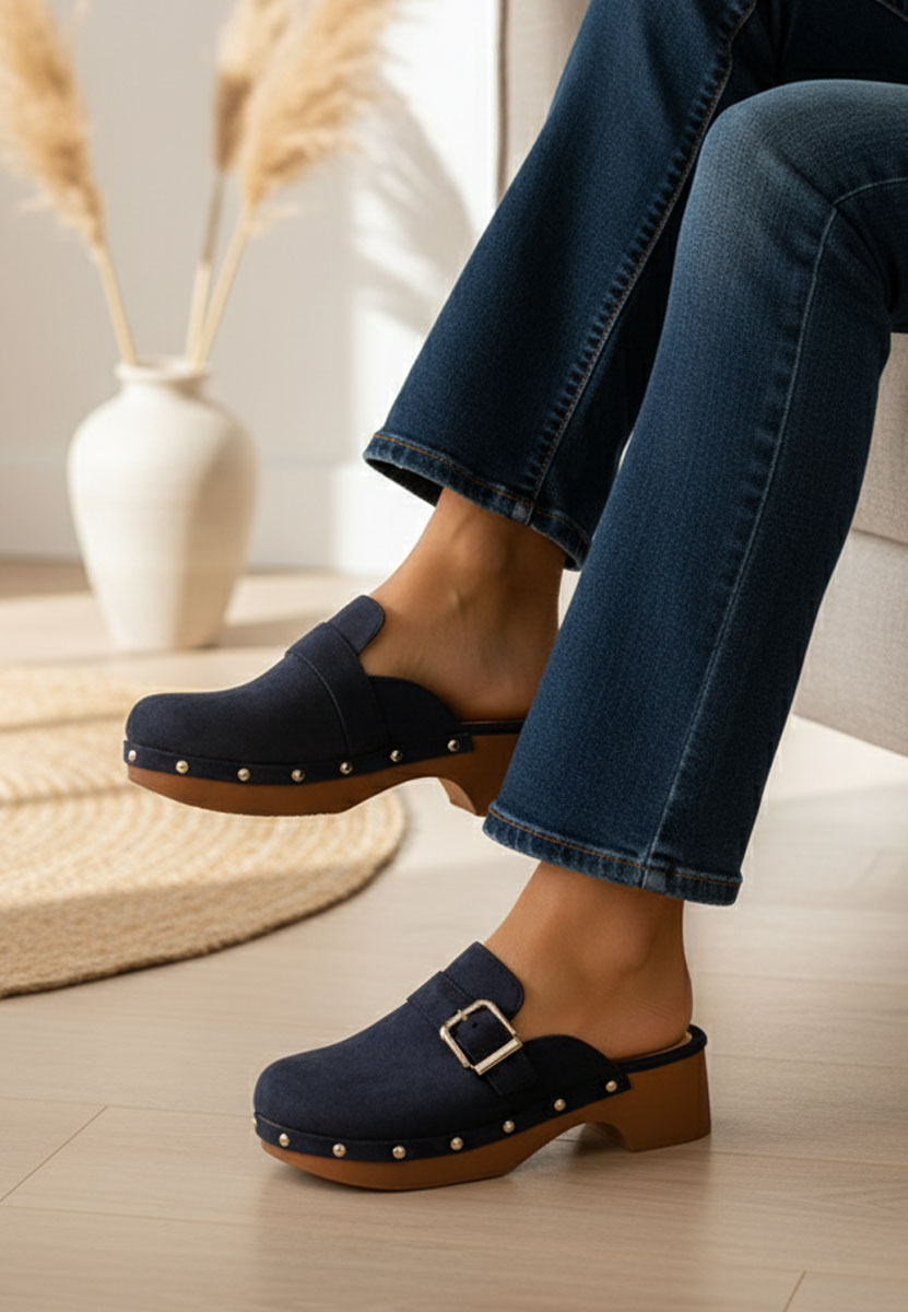 Advika v2 tengerészkék női facipő