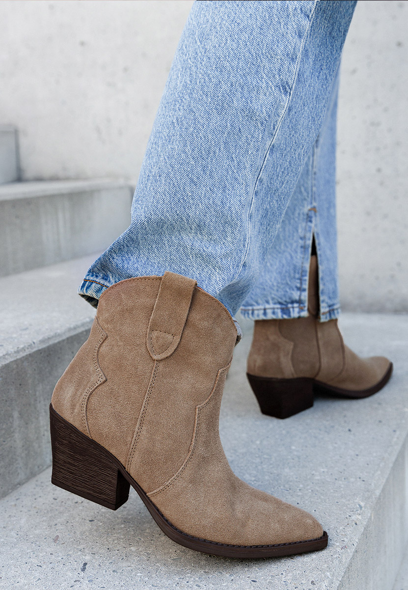 Glavira khaki cowboy csizma Glavira khaki cowboy csizma