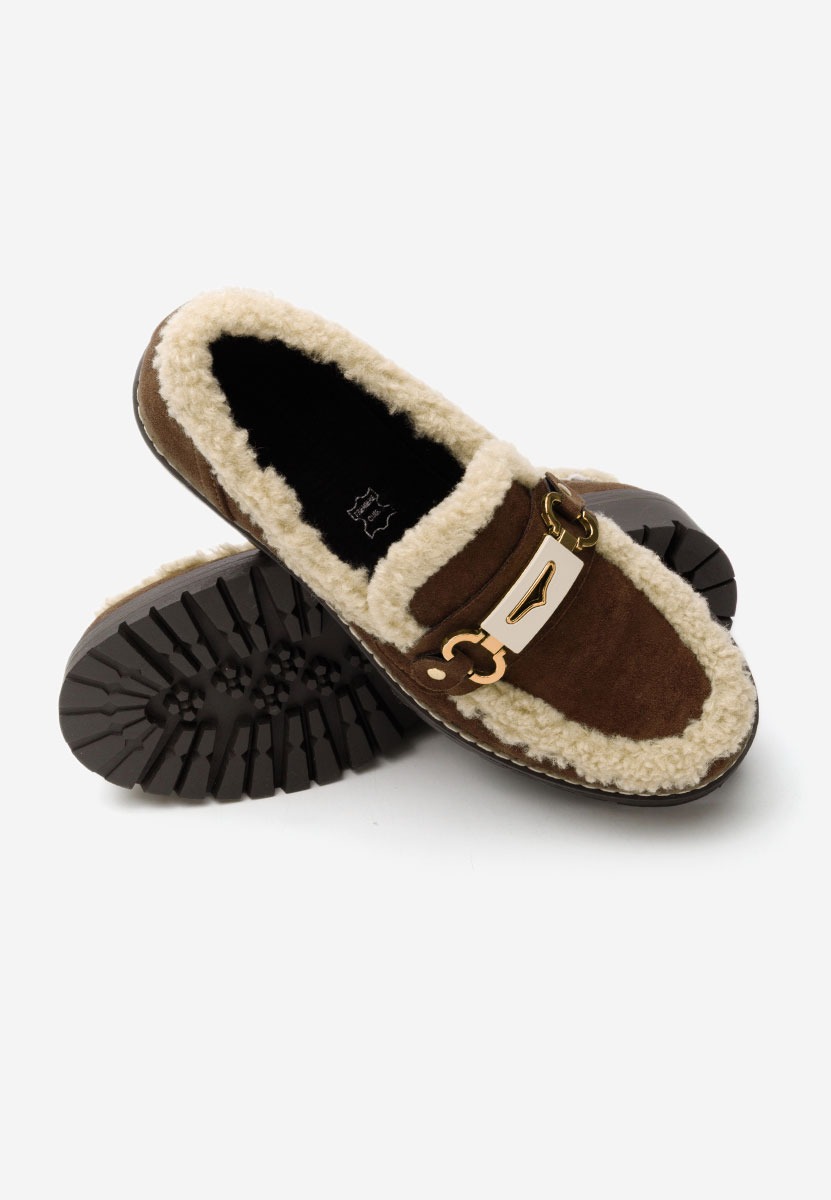 Silvora barna női mokaszín