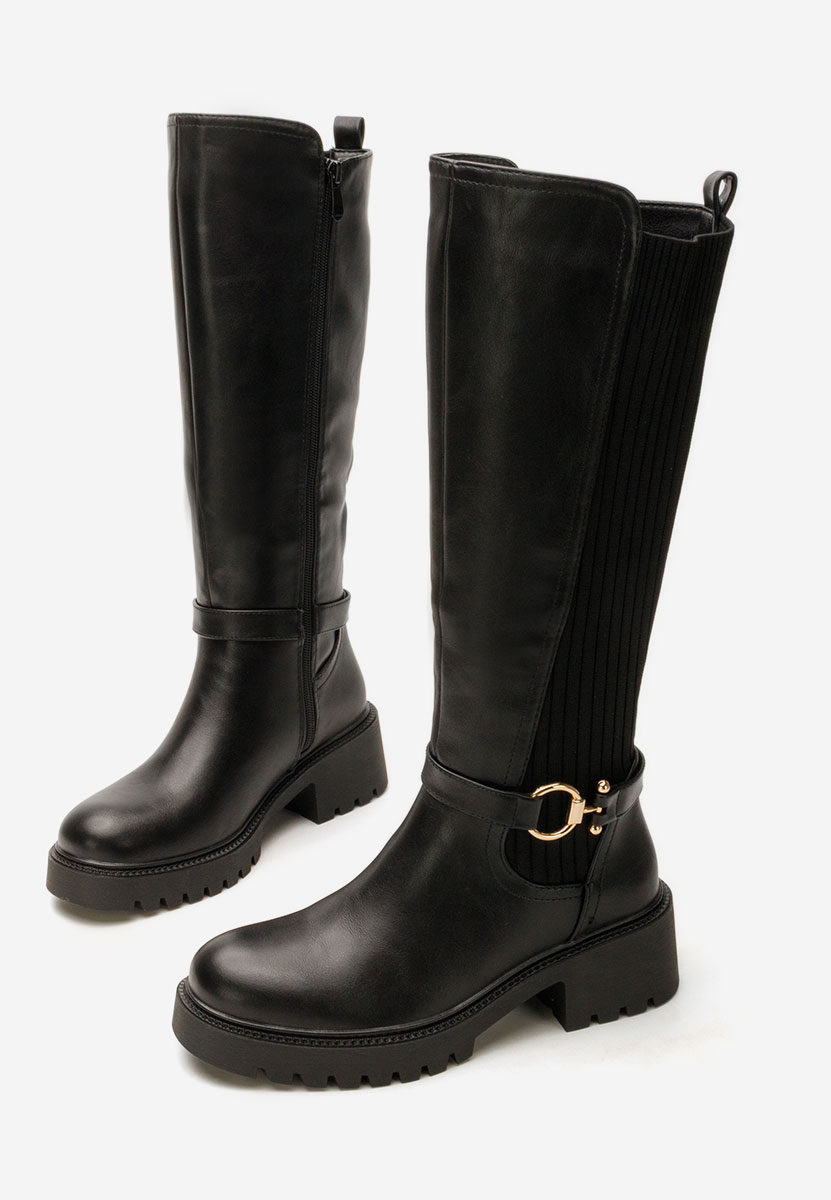 Trisina fekete női csizma