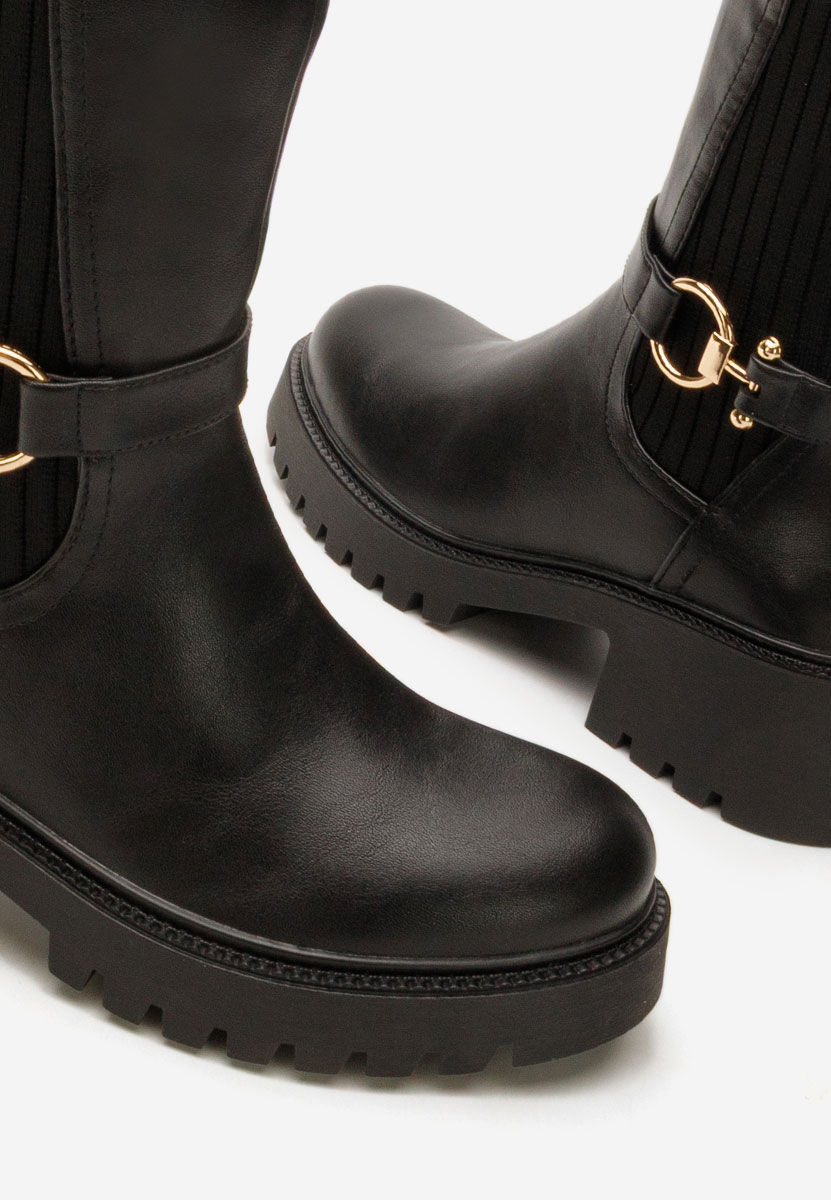 Trisina fekete női csizma