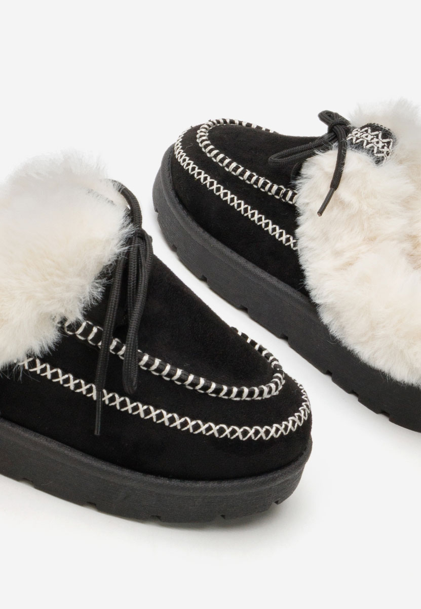 Leainia fekete női facipő