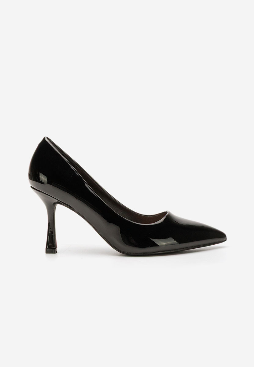 Ivania fekete tűsarkú cipő 