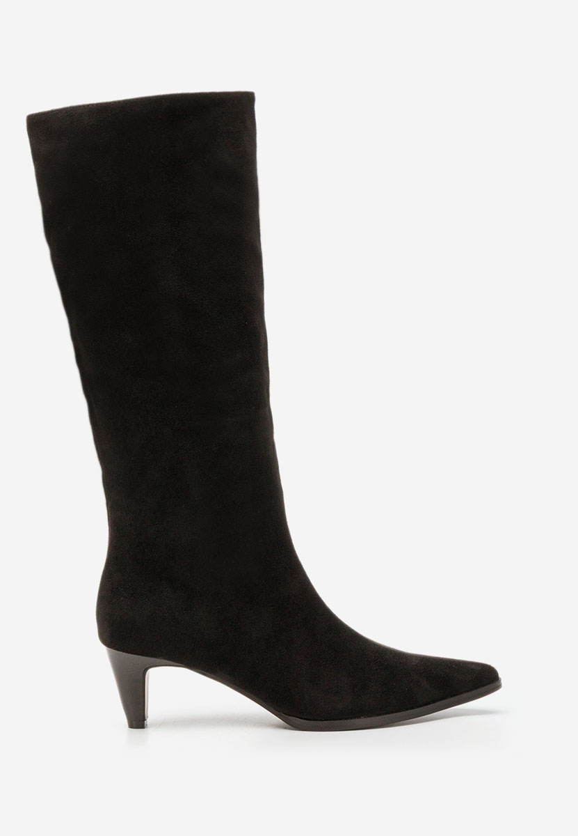 Favora fekete női elegáns csizma