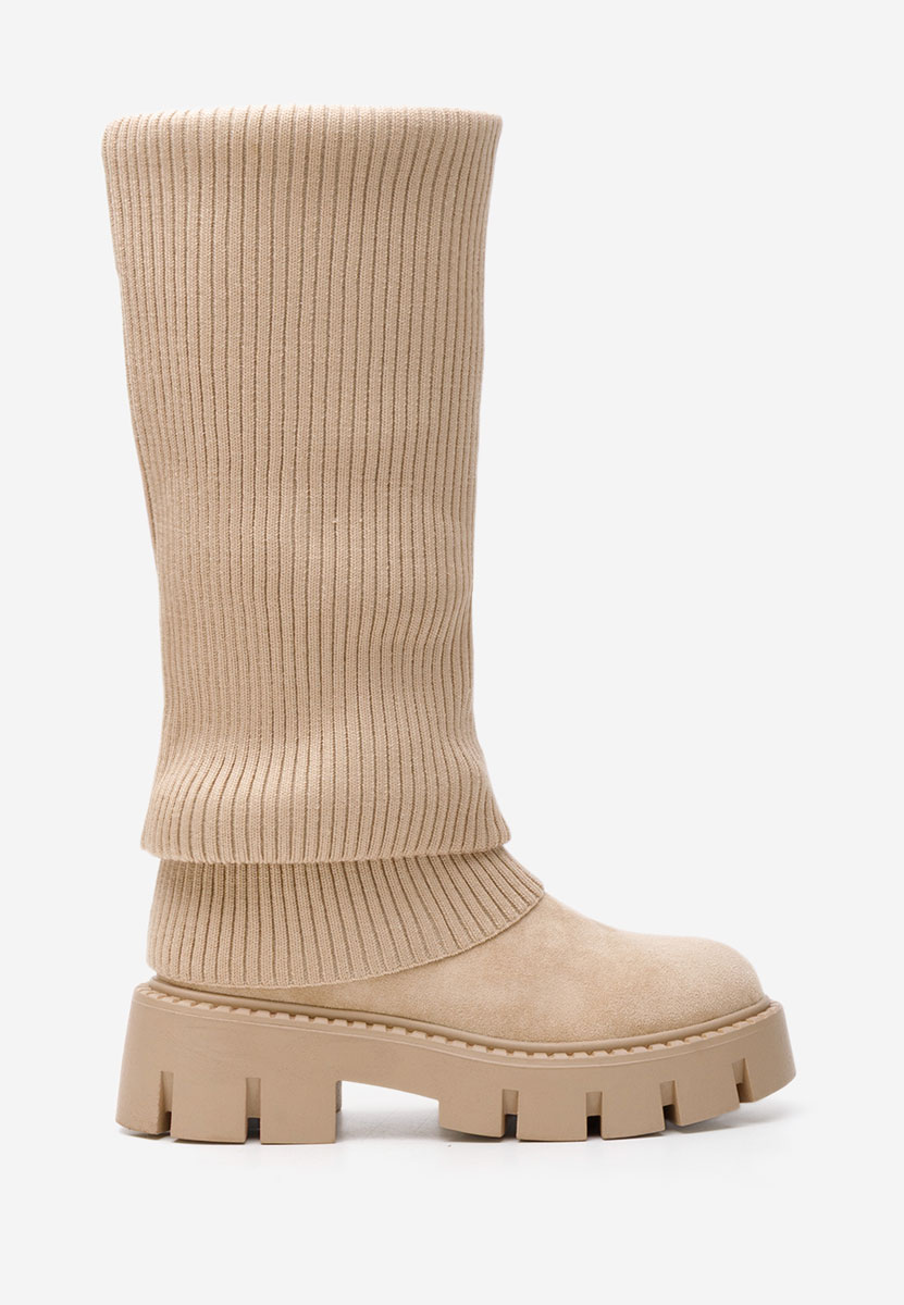 Michelina bézs női csizma