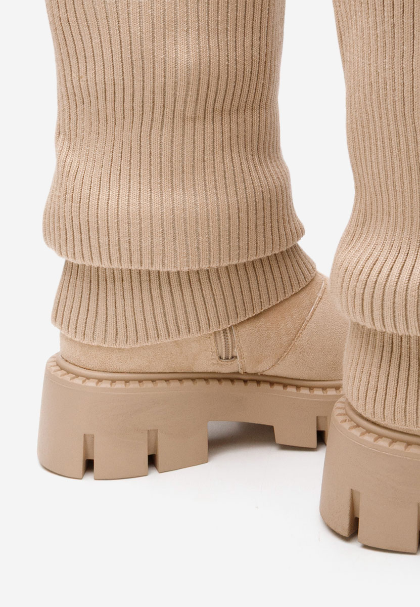 Michelina bézs női csizma