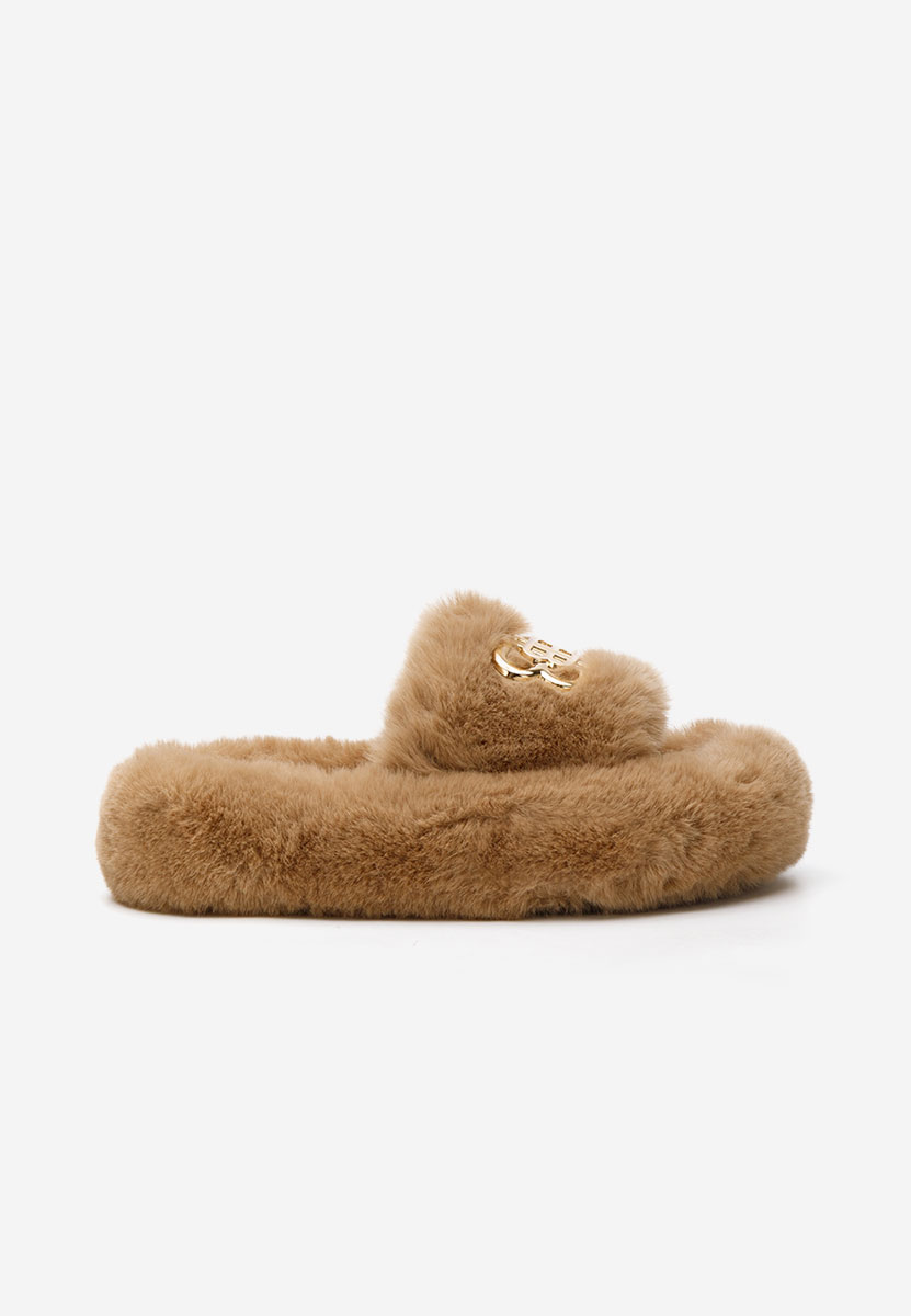Barea camel telitalpú platform papucs