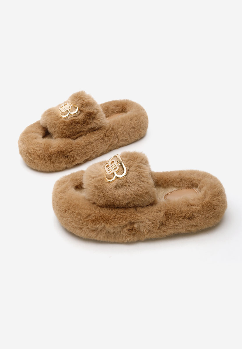 Barea camel telitalpú platform papucs