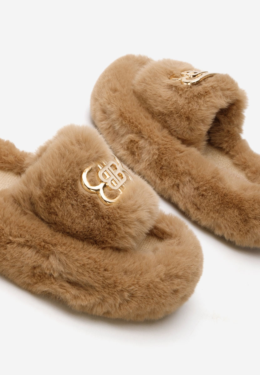 Barea camel telitalpú platform papucs