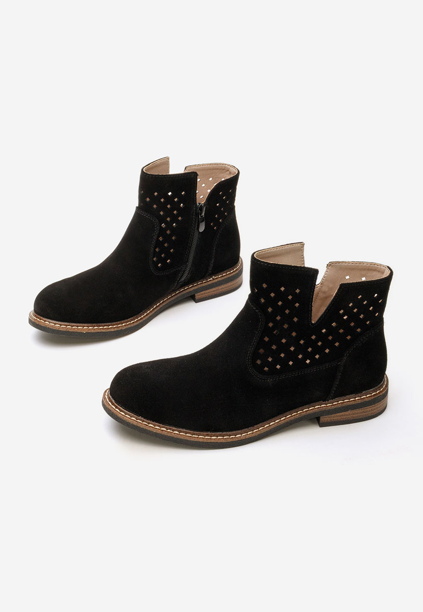 Kellia fekete női bokacipő