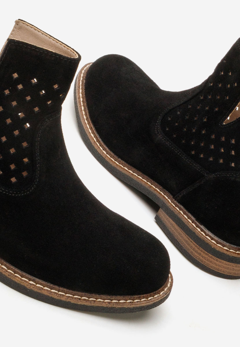 Kellia fekete női bokacipő