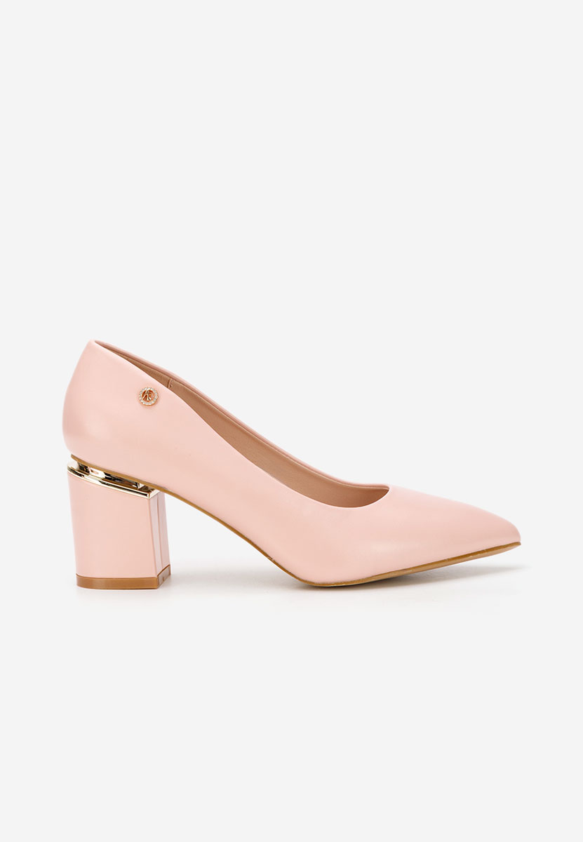 Nelia v4 börszínü vastag sarkú magassarkú 