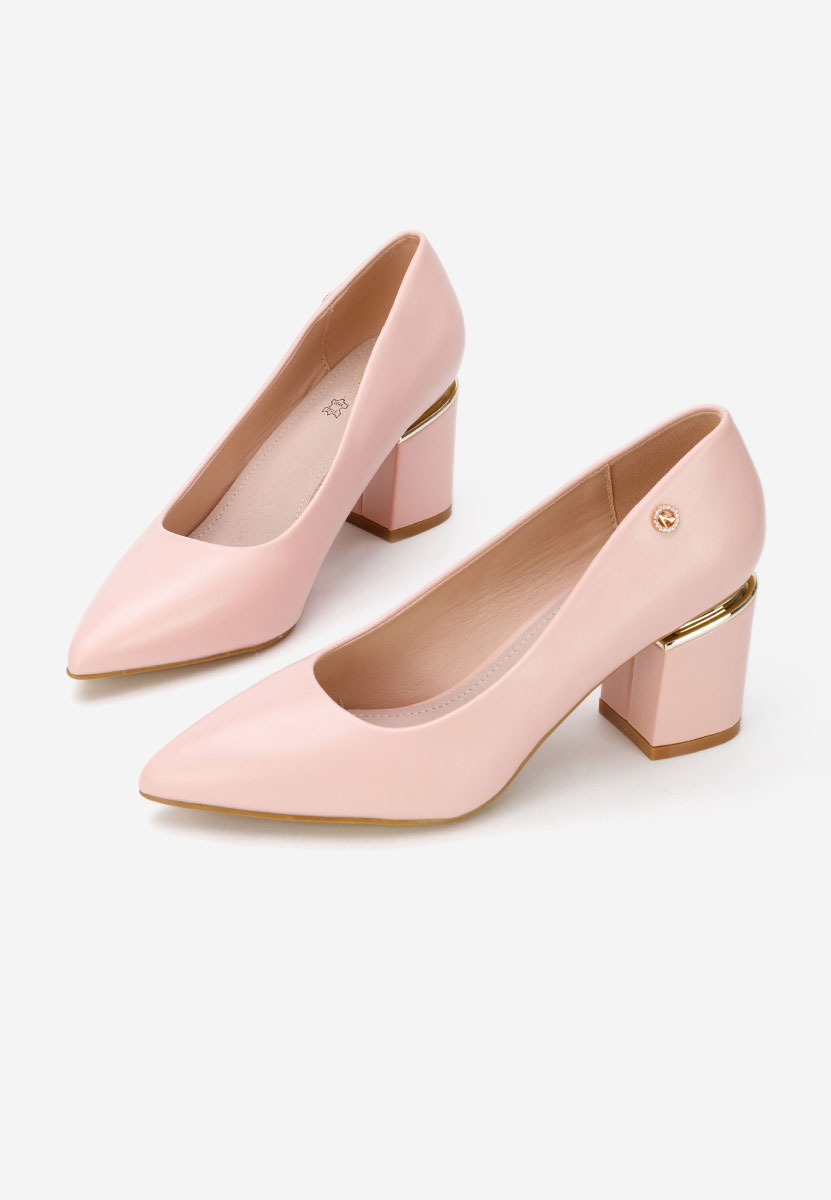 Nelia v4 börszínü vastag sarkú magassarkú 